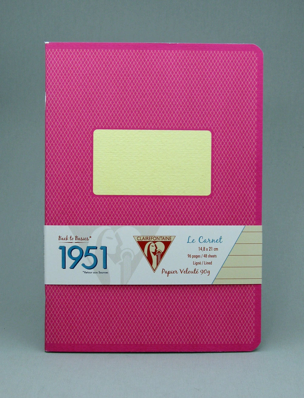 Clairefontaine 1951 Staplebound Notebook - Raspberry
