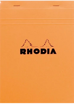 Rhodia No. 16 6x8-1/4 Orange Dot Grid