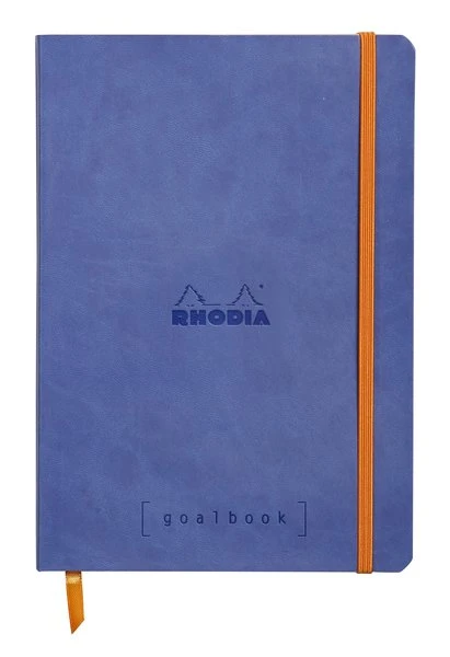 Rhodia A5 Goal Book, Sapphire, Dot Grid 120 Sheets - 5 ½ x 8 ¼
